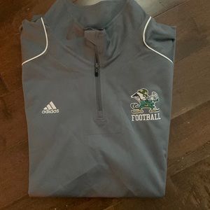 Notre Dame Football Adidas Men’s 3XL Game Day Short Sleeve Hot Jacket